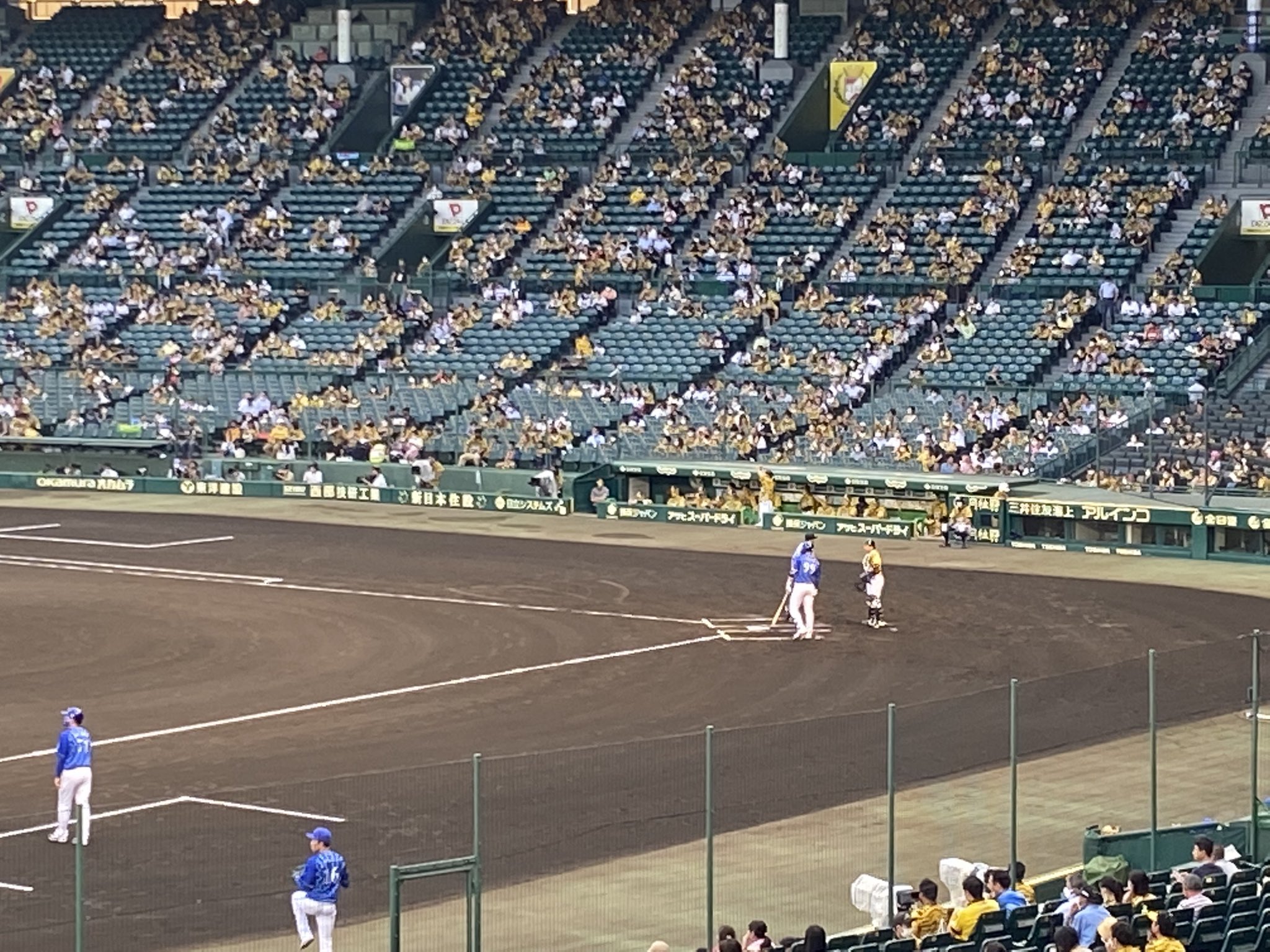 河野万里奈 Kawano Marina 大好きな選手をジャミジャミ画質でも愛をこめてiphoneカメラにおさめるよろこびも久々でした サンズ選手 ソト選手 T Co Uk2kbw3y02 Twitter