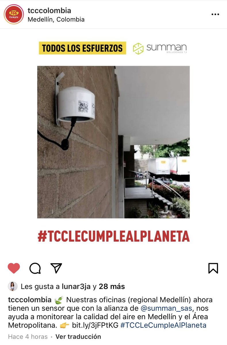 Se puede ser parte de la #solución en #CalidadDelAire, como #empresa puedes rentar un sensor <a href="/ThePurpleAir/">PurpleAir - Air Quality Monitors</a> y @Summan dispone sin costo la #App #Airmony. 

#Microrrevoluciones #ClimateCrisis #Medellín