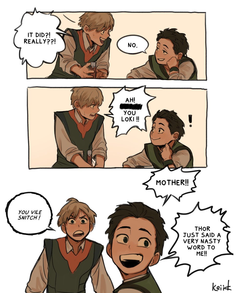 keiidakamya's tweet photo. Traitor

#Loki #Thor https://t.co/TygtzPiCyA