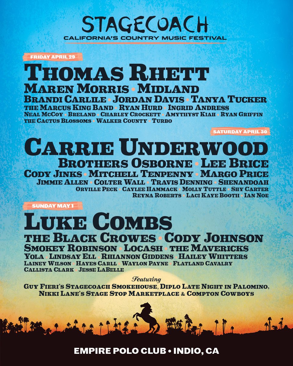 Stagecoach Festival on Twitter: 