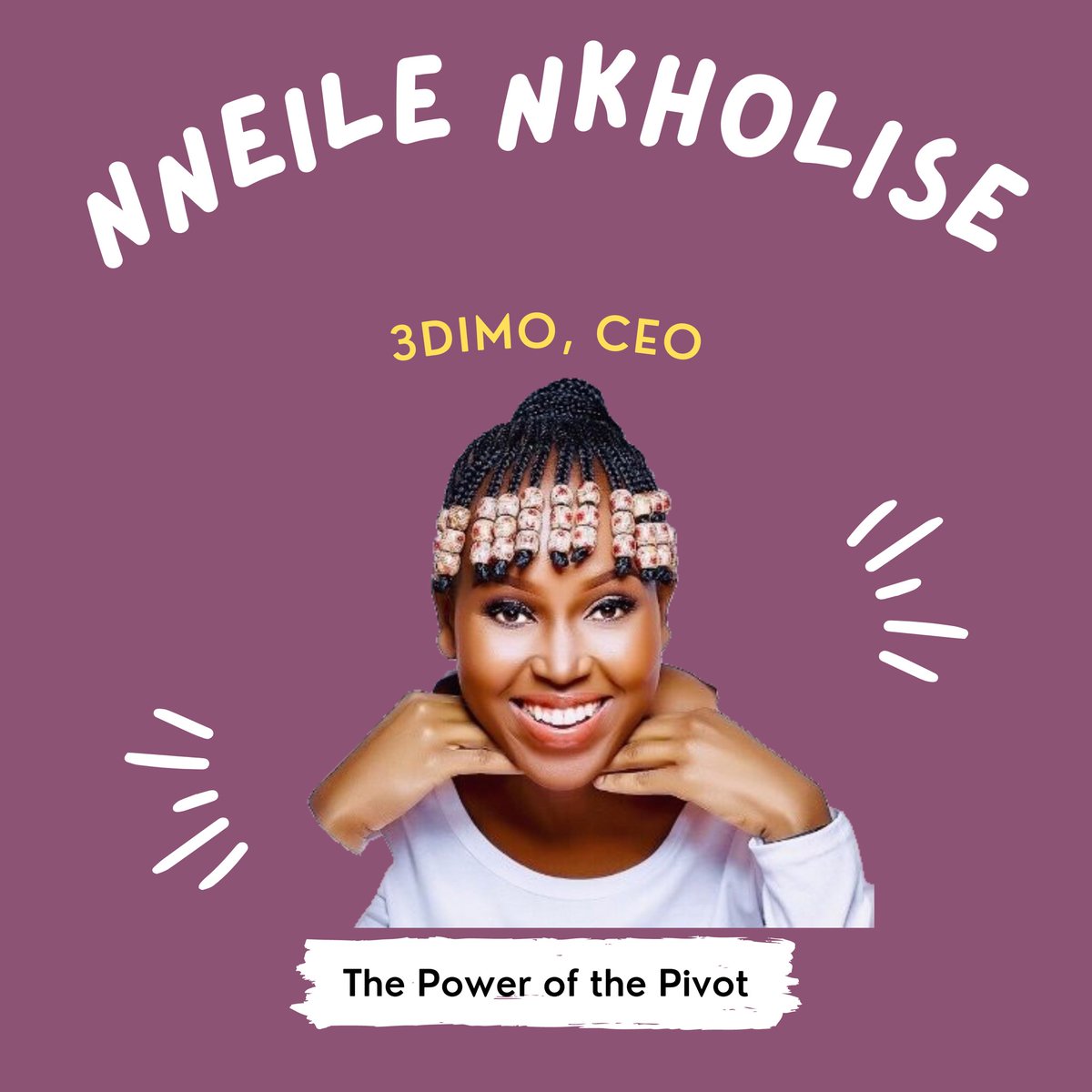 Excited to announce the drop of our first We Fund Women Podcast episode featuring @3d_imo CEO, Nneile. With a pivot from Sports to AgriTech, there is no better person to speak about “The power of the Pivot” than this exceptional woman. Link in bio.