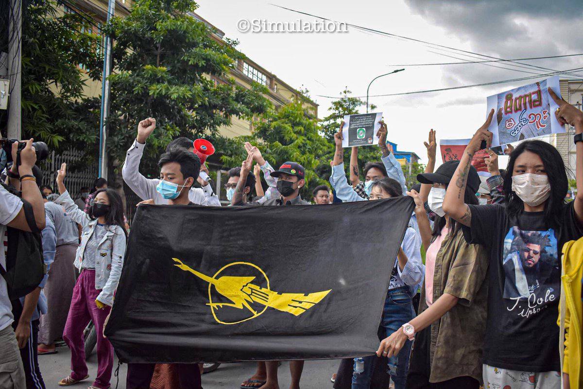 All Burmese Students Union Strike protest against military dictatorship on July 12 at Mandalay
#SACWantsCovidUncontrollable #WhatsHappeningInMyanmar #July12Coup
