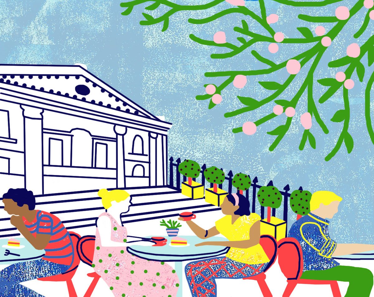 St. Martin in the fields illustration for <a href="/Thecoventgrdner/">The Covent Gardener magazine</a> diary page

#illustration