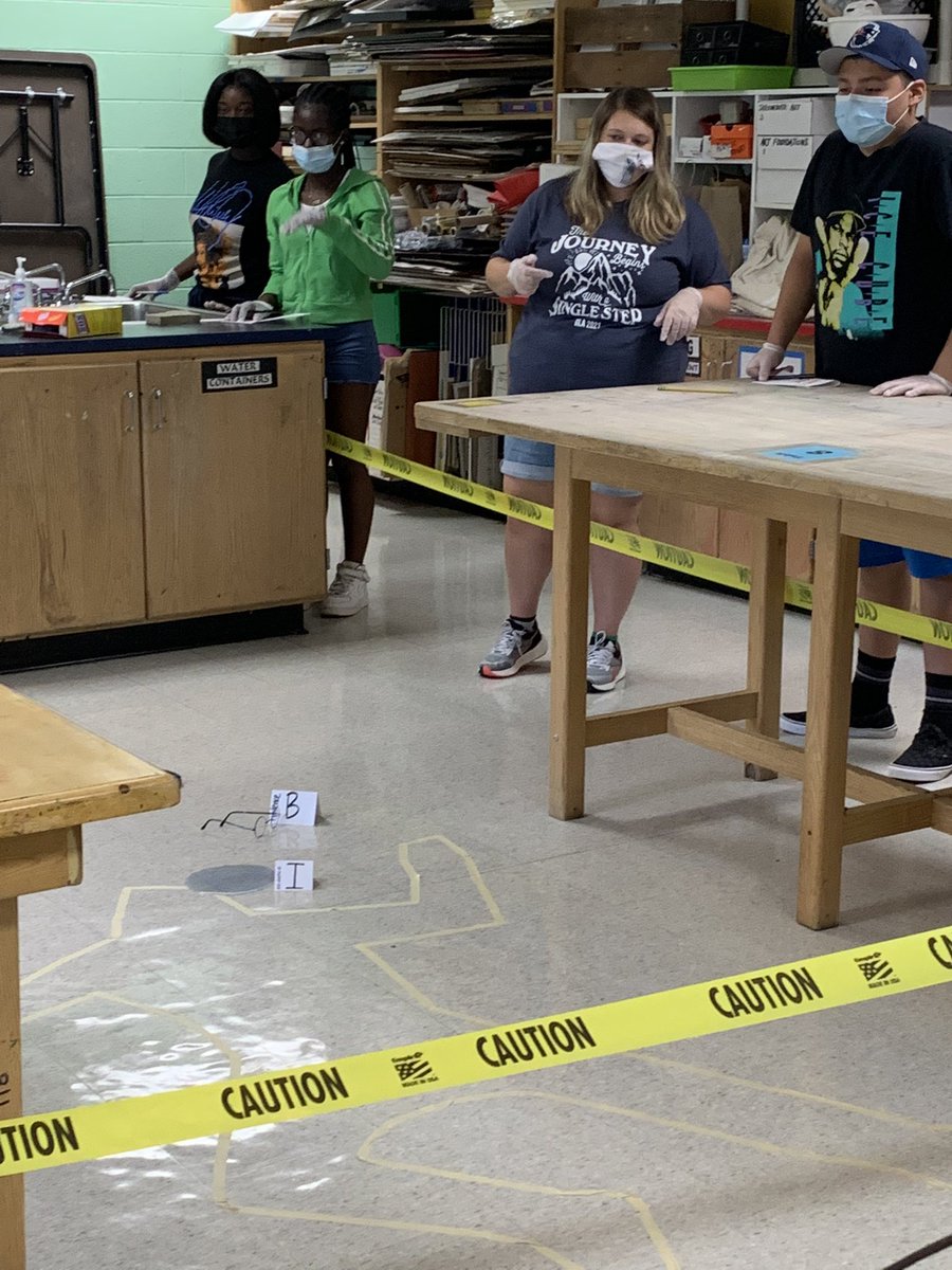 The Great Learning Adventure!!!  Mystery Crime Scene. <a href="/brooke_point/">Brooke Point High School</a> @KiznerScott <a href="/SCPSchools/">Stafford Schools</a> <a href="/NicholstcTom/">Tom Nichols, Ed.D.</a>