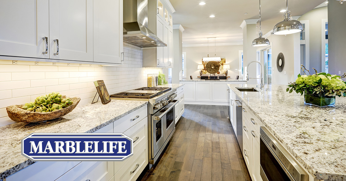 MLConnecticut's tweet photo. Granite dullness is usually due to built-up deposits from inappropriate cleaners, gloss enhancers, oils or waxes. We can restore granite to a cleanable surface. Read more on our blog &amp; call your local #MARBLELIFE for a free estimate. #GraniteRepair https://t.co/faagtebwDp https://t.co/RPh3wPsXI0
