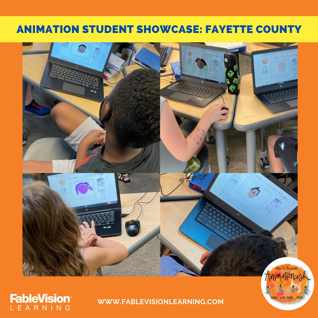 FableLearn's tweet photo. Animation-ish Spotlight on #STEM Learning Coach @joshrayburnky’s students in @FCPSKY 🎨💻🖌️
Learn more about #Animationish here: https://t.co/6XHkmiSKv2
#MakeitMonday #CreateBravely #MakeYourMark https://t.co/cWkiSvZxKU
