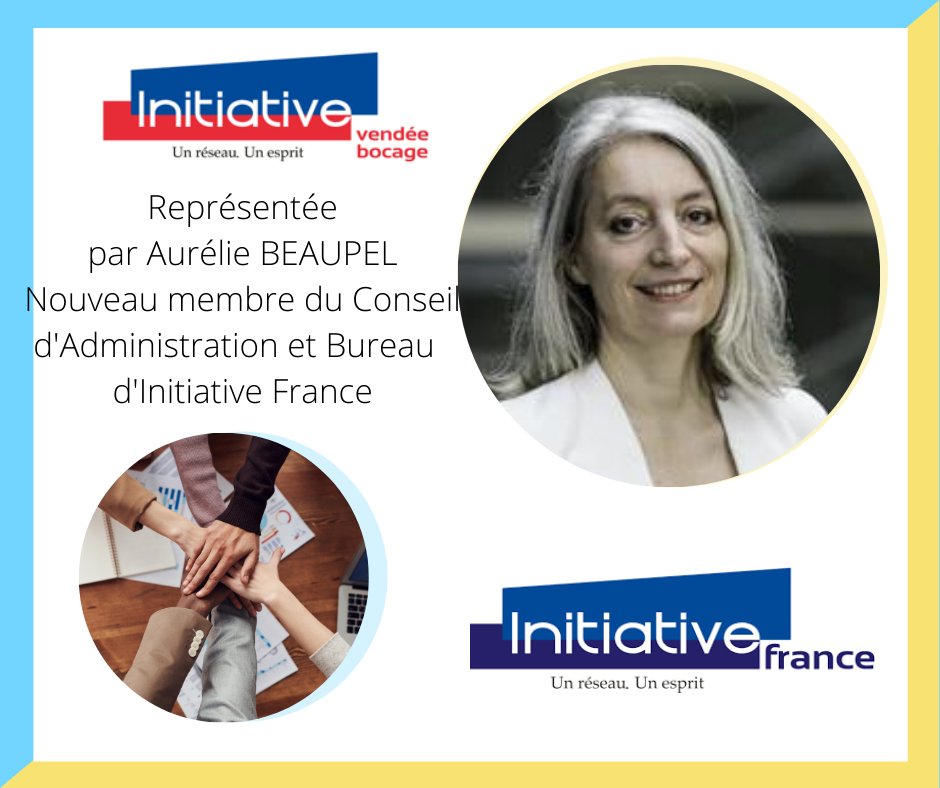 Une première pour initiative Vendée bocage ! Aurélie beaupel <a href="/Danseetdense/">Aurélie Beaupel</a>, vice présidente IVB, vient d être élue au CA et bureau <a href="/InitiativeFR/">Initiative France</a>. Les enjeux sont nombreux et enthousiasmants, nous sommes heureux de pouvoir y contribuer un peu plus.Grand Merci pour ton engagement👍