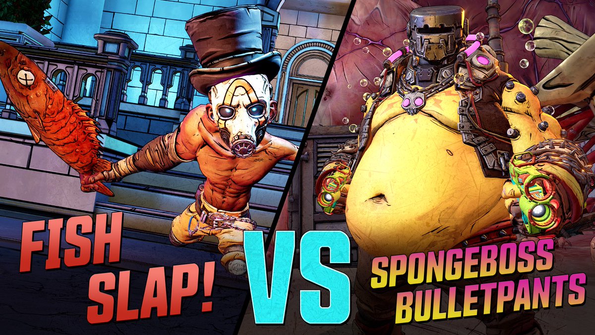 Borderlands on Twitter "Bubble Blasters versus a fish?! Choose your fighter! 🐠🧽…