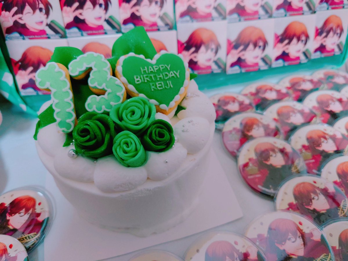 mr0713kk's tweet photo. 💚Happy Birthday REIJI💚
これからもずっとずっと格好良くてオチャメな嶺ちゃんでいてね😭💚👏嶺ちゃんから貰った沢山の愛はしっかり受け取って、その倍の倍の倍「大好き」も「愛してる」も届けるからね！今年もお祝いできてマイガールとして幸せです。
#寿嶺二生誕祭#utapri_reiji_BD2021 https://t.co/6R8C2ekFDS