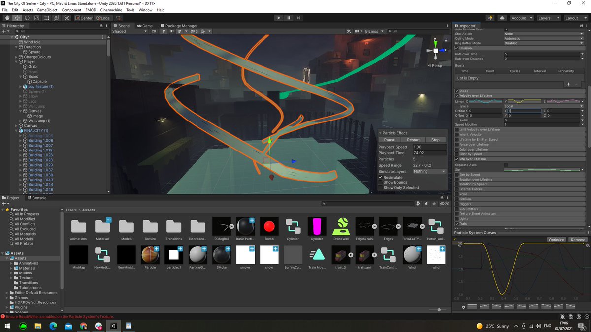Wolf_von_Weiler's tweet photo. I have been working on adding some particle effects before out London show. This effect is meant to be wind, to visually support the hovering mechanic offered by the holes in the island.
#serlon #indiedev #IndieGameDev #indiegame #gaming #games #VFX #madewithunity #unity3d https://t.co/5n2BNSYNt1