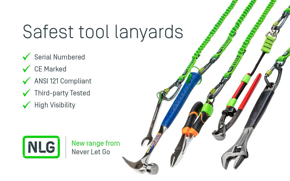 csstradinggroup's tweet image. We are now stocking a large range of NLG safety lanyards bit.ly/36rUwXA Say "Good Bye" to dropped items on your worksite #Construction #Groundwork #TreeSurgery #NeverLetGo #Electrician #Roofer #Builder
