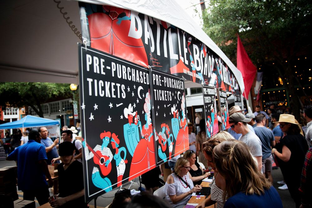 GoOakCliff's tweet photo. This is the week!! Bastille is days away. Make sure to pre order your glasses and coupons to skip out on the lines at the festival. Link in Profile. https://t.co/80zNcj1Ryf