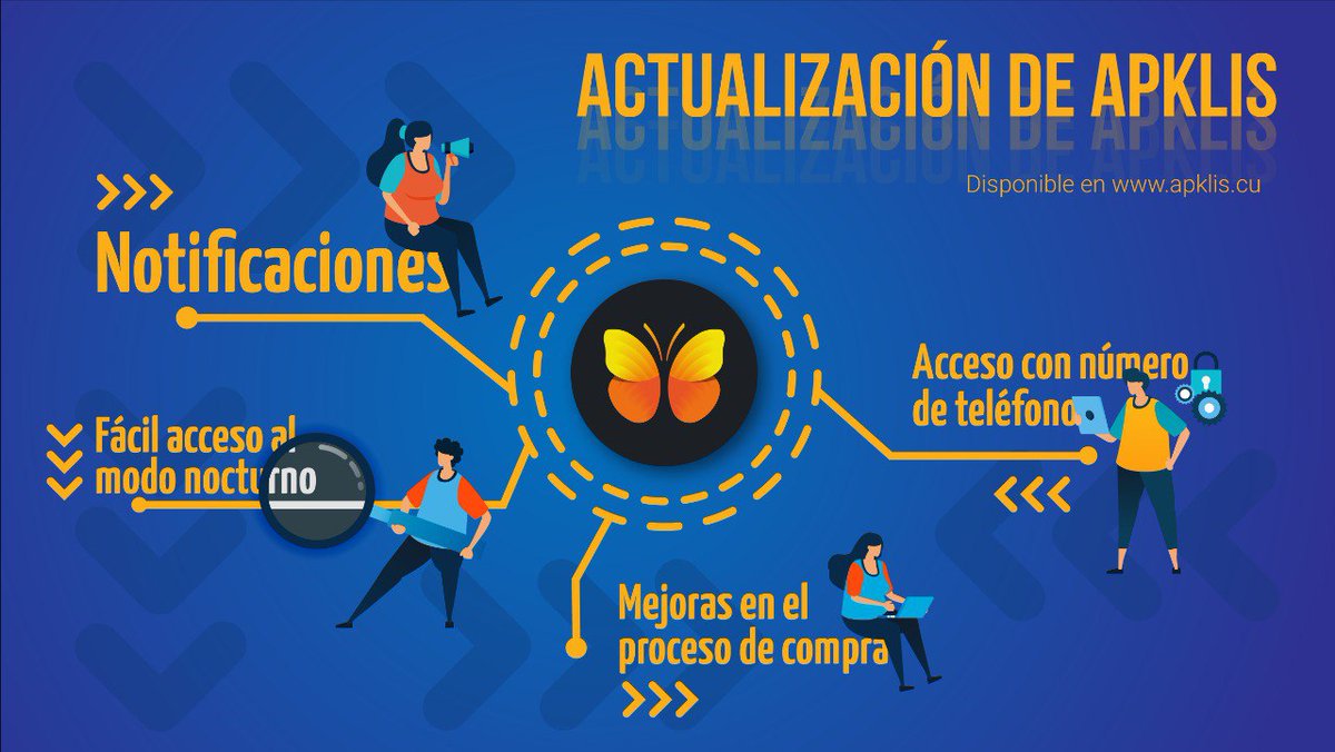 📲📢 Ya se encuentra disponible la nueva actualización de <a href="/APKlis_Cu/">APKlis</a>:
🔹 Notificaciones
🔹 Acceso con número de teléfono
🔹 Mejoras en el proceso de compra
🔹 Fácil acceso al modo nocturno
Descárgala aquí 👉 apklis.cu/application/cu…
#CubaInformatiza <a href="/ETECSA_Cuba/">ETECSA</a> <a href="/MINCOMCuba/">Ministerio de Comunicaciones Cuba</a>