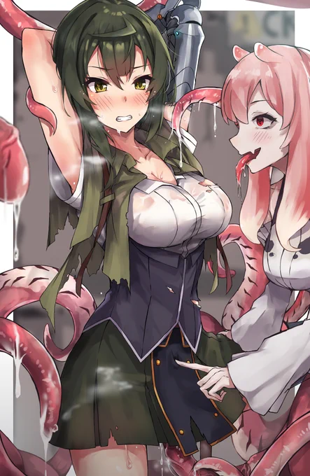 うちの子が触手娘に負けるはずが…
