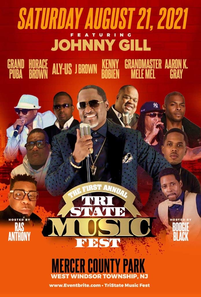 JohnGrear's tweet photo. SHARE  
August 21st Johnny Gill, Aaron K Gray, Horace Brown, Kenny Bobien, Mele Mel, Aly-Us, Grand Puba, , Ras, Boogie Black, Dj Steve Davis, ChillX, Dj Sterl, Super C, Comes to Mercer County Park, West Windsor NJ; Early Bird Tickets On Sale Now…Call for tickets 609-643-1934 https://t.co/V5souWpx94