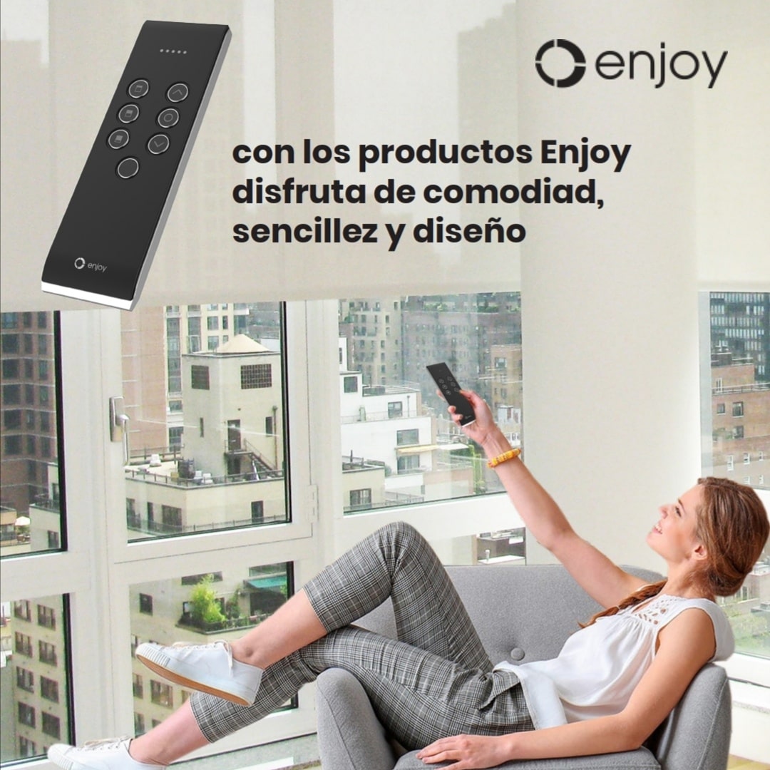 Con los productos ENJOY, disfruta de comodidad, sencillez y diseño en la motorización de las persianas, toldos y cortinas
#persianas #toldos #cortinasenrollables #enjoy #tubularmotors #rollershutters #blinds #screen #awnings #tapparelle #tendedasole #tendedainterno #motori