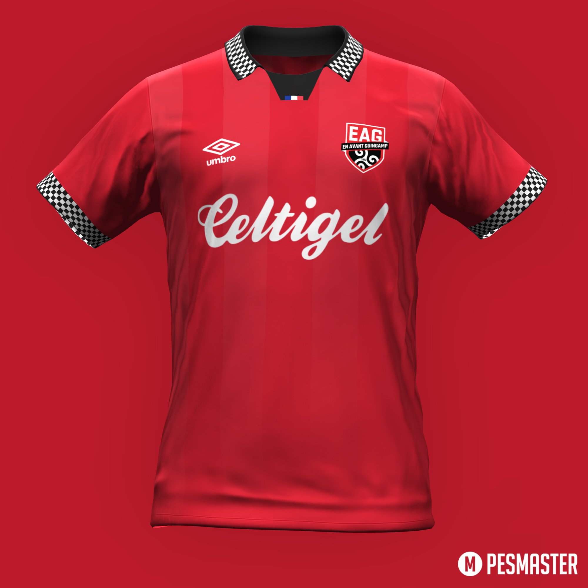 PES Master on X EA Guingamp 21 22 Umbro Home kit recreated in the Kit Creator 2.0 Beta https t m05IOlkAyK X
