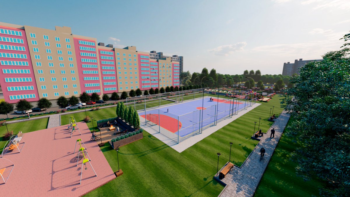 VisualprojectC's tweet image. Предлагаем на рассмотрение проект визуализации благоустройства территории между 5-ой и 6-ой просекой