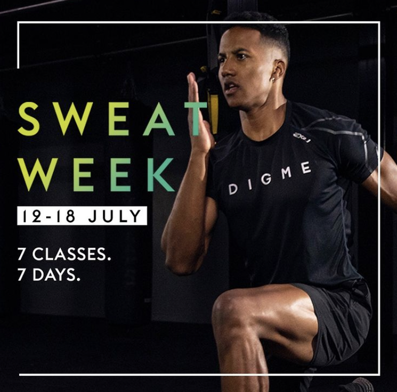 Rathbone_Square's tweet photo. The OG @digmefitness challenge is here and it's bigger, better and more flexible than ever! Complete 7 classes in 7 days from 12th-18th July in studio, at home or a mix of both.
Head to the website to purchase your #SweatWeek credit pack here: https://t.co/5Itclm7EzA https://t.co/fEeaDayIuC