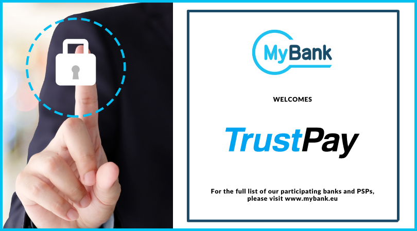 MyBankPayments's tweet photo. 🆕We are delighted to welcome #TrustPay among our Participants! 
For the full list of MyBank participating banks and PSPs, please visit https://t.co/MzoccfdpRz. https://t.co/8BNVGYnQmZ