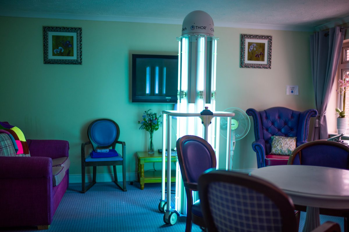 finsen_tech's tweet image. Our contract services division attended @chanctonburyhc  with THOR UVC®, to carry out terminal disinfections of communal areas and selected rooms.
 
If you would like to find out more please contact us on contractservices@finsentech.com  

#THORUVC #uvcrobot #uvc #carehome