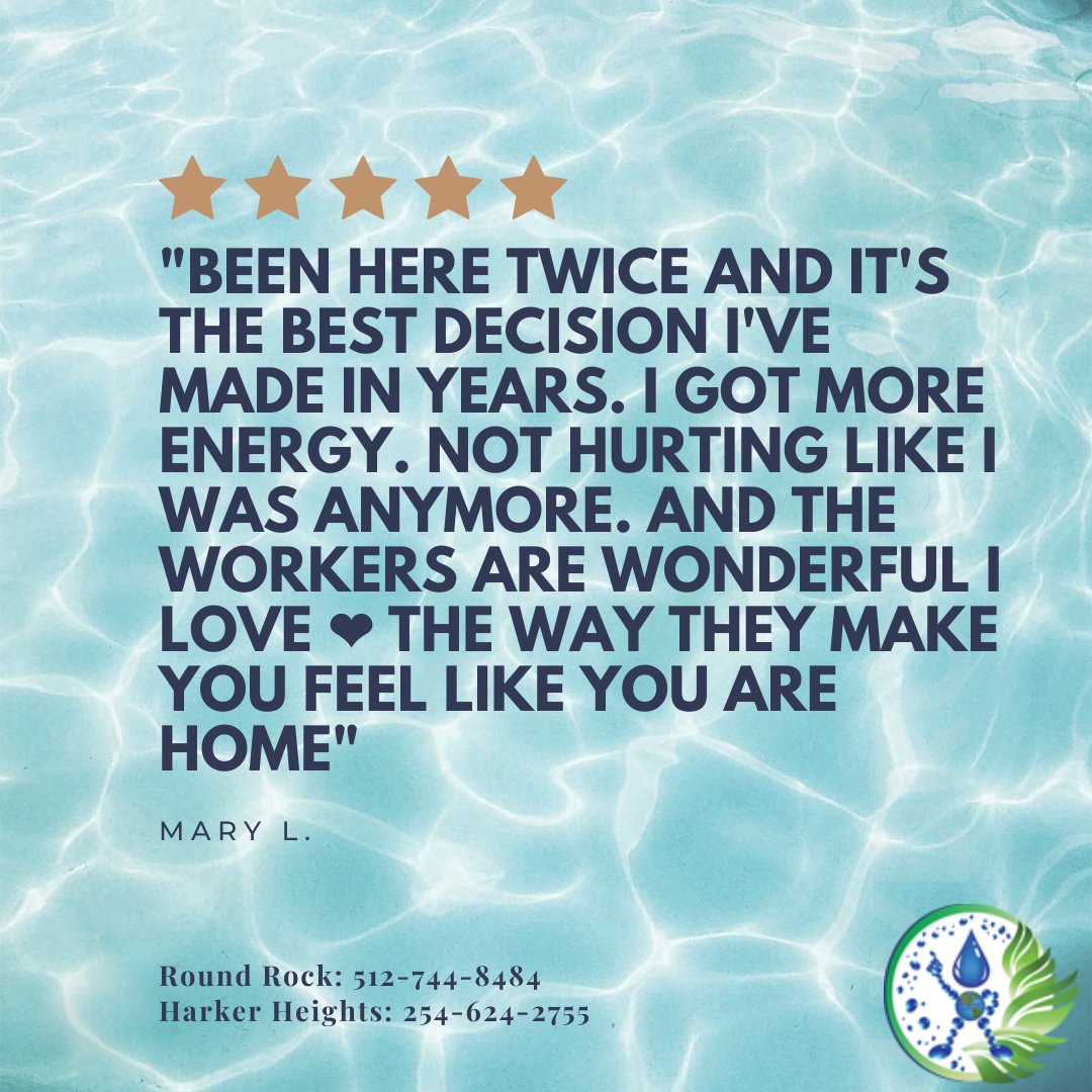 We are proud to receive kind reviews like this one from our many clients! 
Find out more about our amazing services at RockSolidHealth.com
...
#Hydrotherapy #AustinFootBaths #AustinColonic  #RoundRockColonic #AustinHealth
