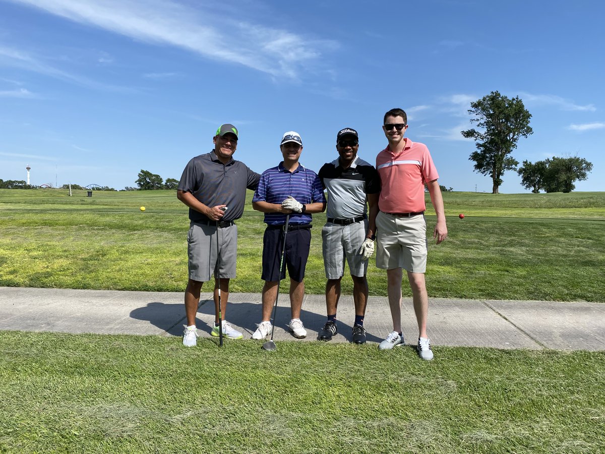FirstBankSW's tweet photo. We were proud to support the West Texas A&M Foundation last week by sponsoring and playing in their annual WTAMU Foundation Golf Classic!
Pictured: Mario, Toby, Dr. Izi Obokhare, and Chandler
Faith. Family. Bank. #FBSW #FirstBankSouthwest #MemberFDIC #WTAMU https://t.co/tPQBevtpgQ