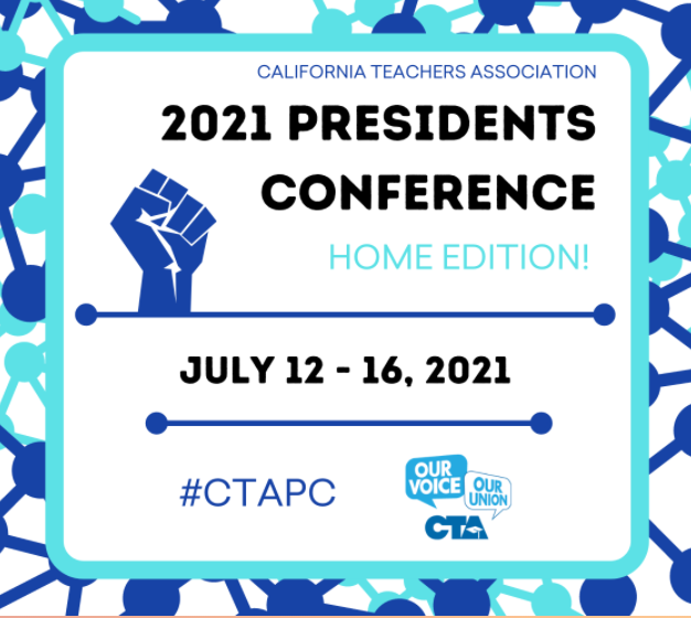 WeAreCTA's tweet photo. Hundreds of educators are spending this week attending informative workshops and trainings at the virtual Presidents Conference, which provides local leaders with the tools they need to fight for the schools our students deserve. #WeAreCTA #CTAPC https://t.co/xYqlRIoleF