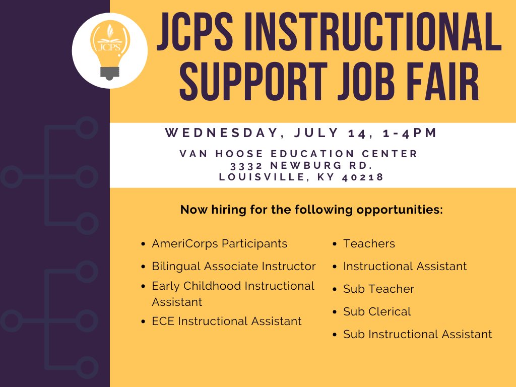 JCPS on Twitter work with us! JCPS is hosting an Instructional