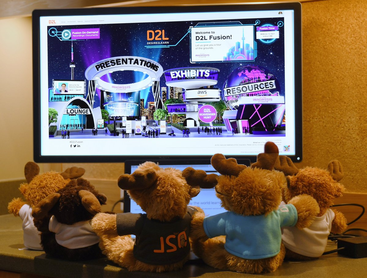 dancongdon's tweet image. 📚 The moose are ready for the start of @D2L Fusion tomorrow.  Register (for free) at d2l.com/events/fusion if you haven&apos;t already.

#D2LFusion  #ThePluralOfMooseIsMoose