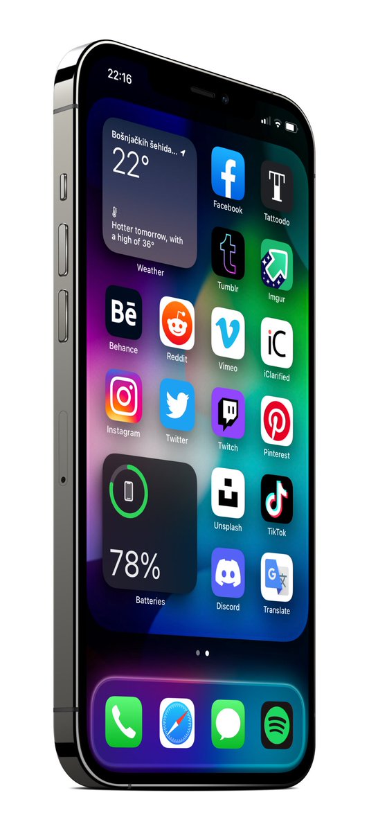 DesignByRoss's tweet image. Tonight 

Wallpaper @EvgeniyZemelko 
Shadow effect shortcut @Polyphian 
Mockup @screenshot_pro 

#iOS15beta2 #ios15beta #iOS15 #setup