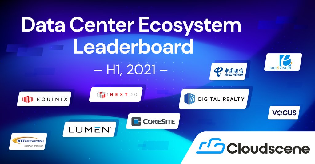 The H1, 2021 Data Center Ecosystem Leaderboard is out! See the highest ranked ecosystems of data centers, service providers, network fabrics &amp;cloud on-ramps in Nth America, EMEA, Asia, Oceania &amp; LATAM.

bit.ly/3xzESFj 

#cloud #network #data #datacenter #connectivity