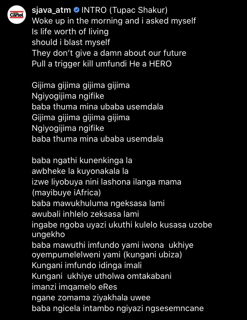 Sjava_atm's tweet photo. GIJIMA🙏🏿 https://t.co/RZMSuhIby9