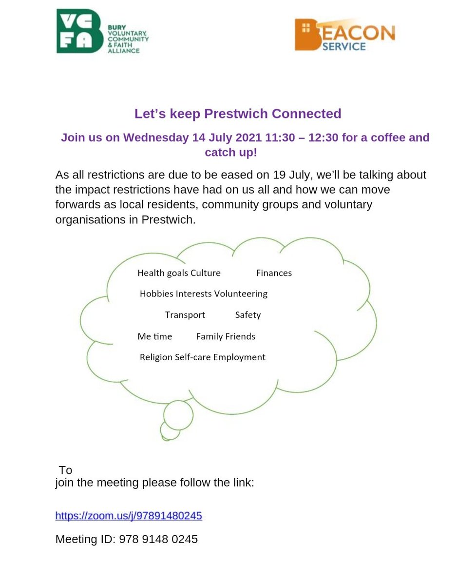 BuryVCFA (@buryvcfa) on Twitter photo Do you live in Prestwich? We would love to hear your views, concerns, thoughts on restrictions being lifted and how we can move forward s together. Join us on Wednesday at 11:30 on zoom. <a href="/juebee19/">Julie - Prestwich Social Prescriber</a> <a href="/TeamPrestwich/">Prestwich Integrated neighbourhood team</a> <a href="/Lancswildlife/">Lancashire Wildlife Trust</a> <a href="/IEPrestwich/">Incredible Edible Prestwich & District</a> <a href="/PrestwichForum/">Prestwich Environmental Forum</a> <a href="/ThePhoenixCent1/">Phoenix Centre Prestwich</a> Do you live in Prestwich? We would love to hear your views, concerns, thoughts on restrictions being lifted and how we can move forward s together. Join us on Wednesday at 11:30 on zoom. <a href="/juebee19/">Julie - Prestwich Social Prescriber</a> <a href="/TeamPrestwich/">Prestwich Integrated neighbourhood team</a> <a href="/Lancswildlife/">Lancashire Wildlife Trust</a> <a href="/IEPrestwich/">Incredible Edible Prestwich & District</a> <a href="/PrestwichForum/">Prestwich Environmental Forum</a> <a href="/ThePhoenixCent1/">Phoenix Centre Prestwich</a>