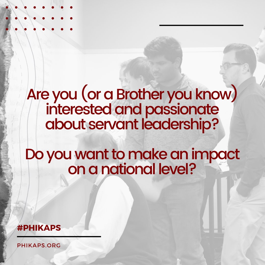 phikappatheta's tweet photo. We are seeking six (6) collegiate Brothers to join the UGAC (Undergraduate Advisory Committee).β Apply through the link below (in comments)!
#phikaps #phikappatheta #brotherhood https://t.co/uC4J5l2lRD