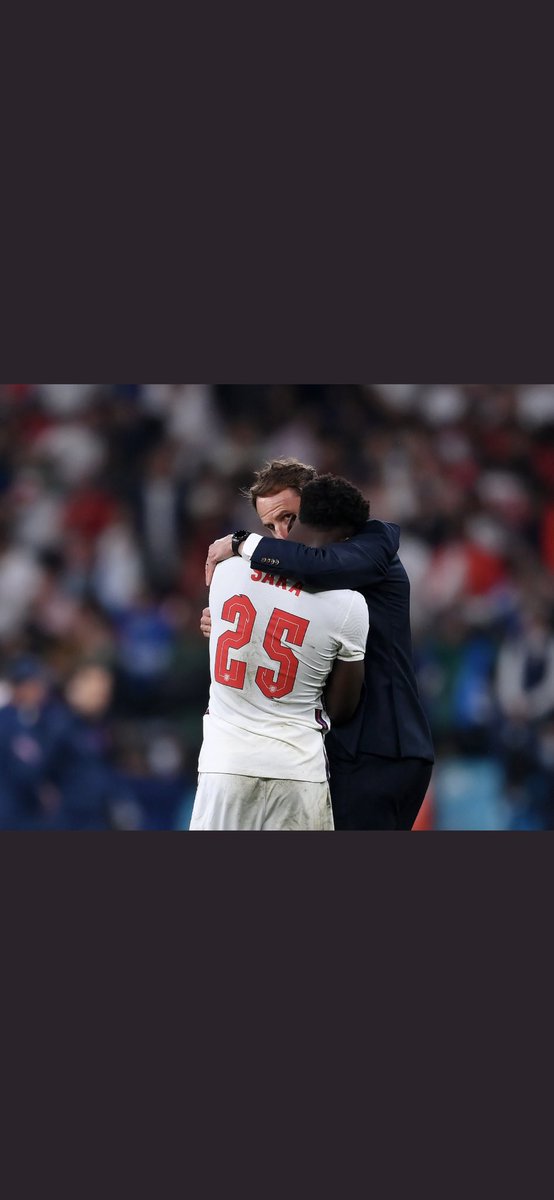Remember they are human just like you and me spread love not hate #Euro2020Final #englandfans #UefaEuro2020 #footballscominghome #football #GarethSouthgate #Saka