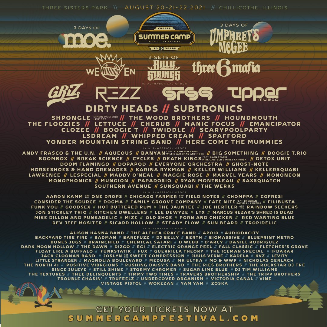 🔥🔥👨‍🎤👩‍🚀🥷🧙‍♂️🧞‍♂️🧜‍♀️🔥🔥

Getting pumped for <a href="/SummerCampFest/">Summer Camp Music Festival</a> !!!  The line up is solidified and the schedule will be out soon!  We are getting pumped to play some Chillicothe jamz!