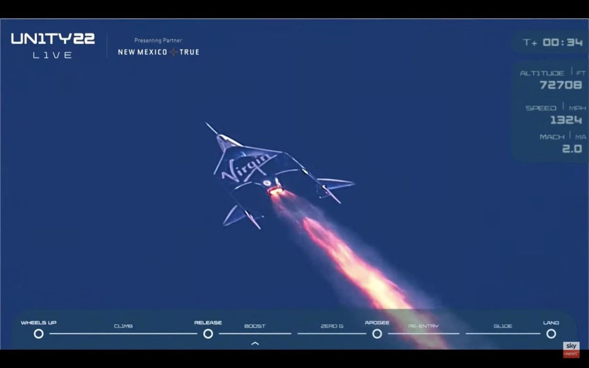 SPACEdotcom's tweet photo. Elon Musk will fly to space with Virgin Galactic: reports https://t.co/3eGw1DTXje https://t.co/aKtVErzFr9
