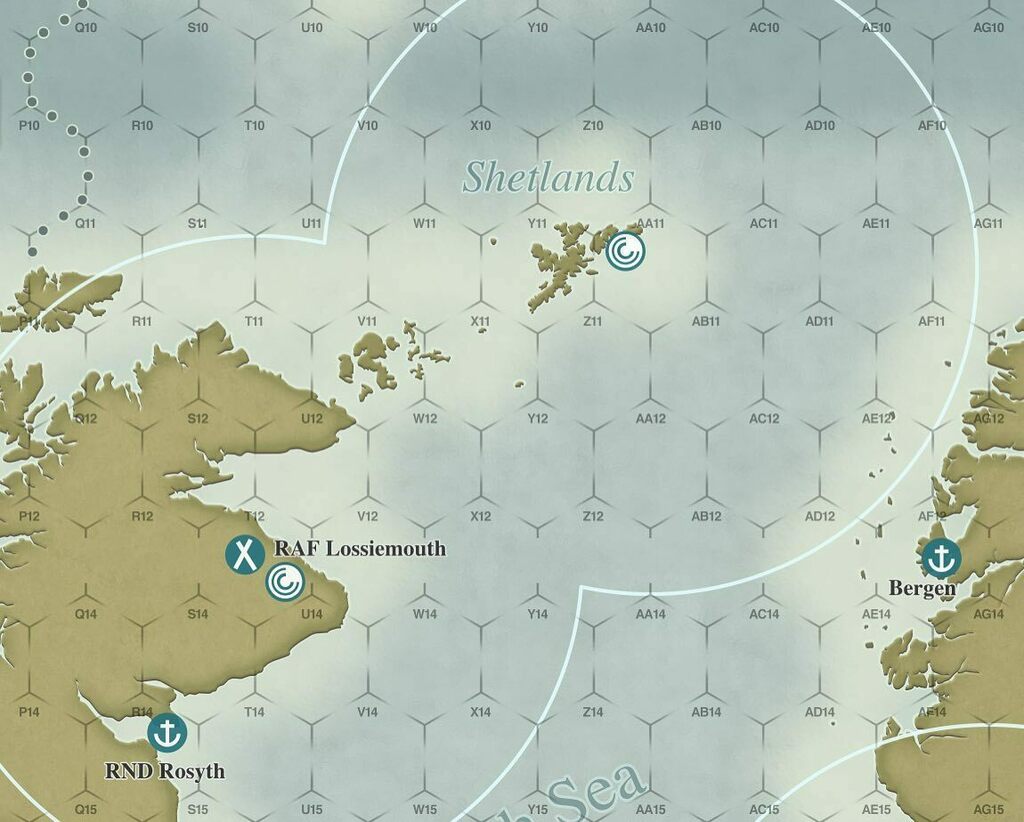 marcvonmartial's tweet image. Work in progress detail crop of an upcoming WW3 naval conflict boardgame title by @lnlpub Northern Fleet plays within the World at War 85 setting and is focused on naval and air combat in the Norwegian Sea and Barents Sea #boardgamemap #mapartwork #mapar… instagr.am/p/CRPZgTzh1_h/