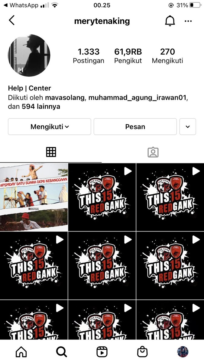 RedGank_PSM's tweet photo. Yuk FOLLOW akun Baru IG @redgank.psm dan unfollow akun @merytenaking serta Report ke pihak @instagram terkait kondisi ini
.
.
#psmmakassar
#redgank_psm
#mattoangingutara
#ewakoewakikuewai
#newspirit
#kitapsm
#ewakopsm https://t.co/wyfTeydQh7