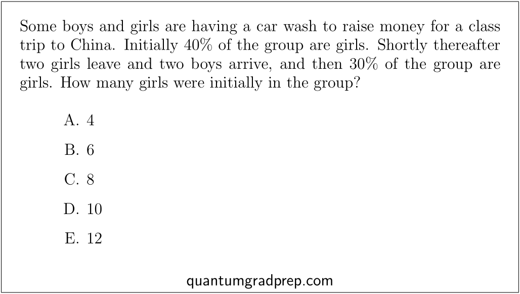 Quantum Grad Prep on Twitter "Try the following GRE quantitative