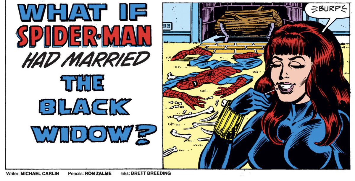 What If Spider-Man had married the Black Widow? #blackwidow #marvel #whatif...