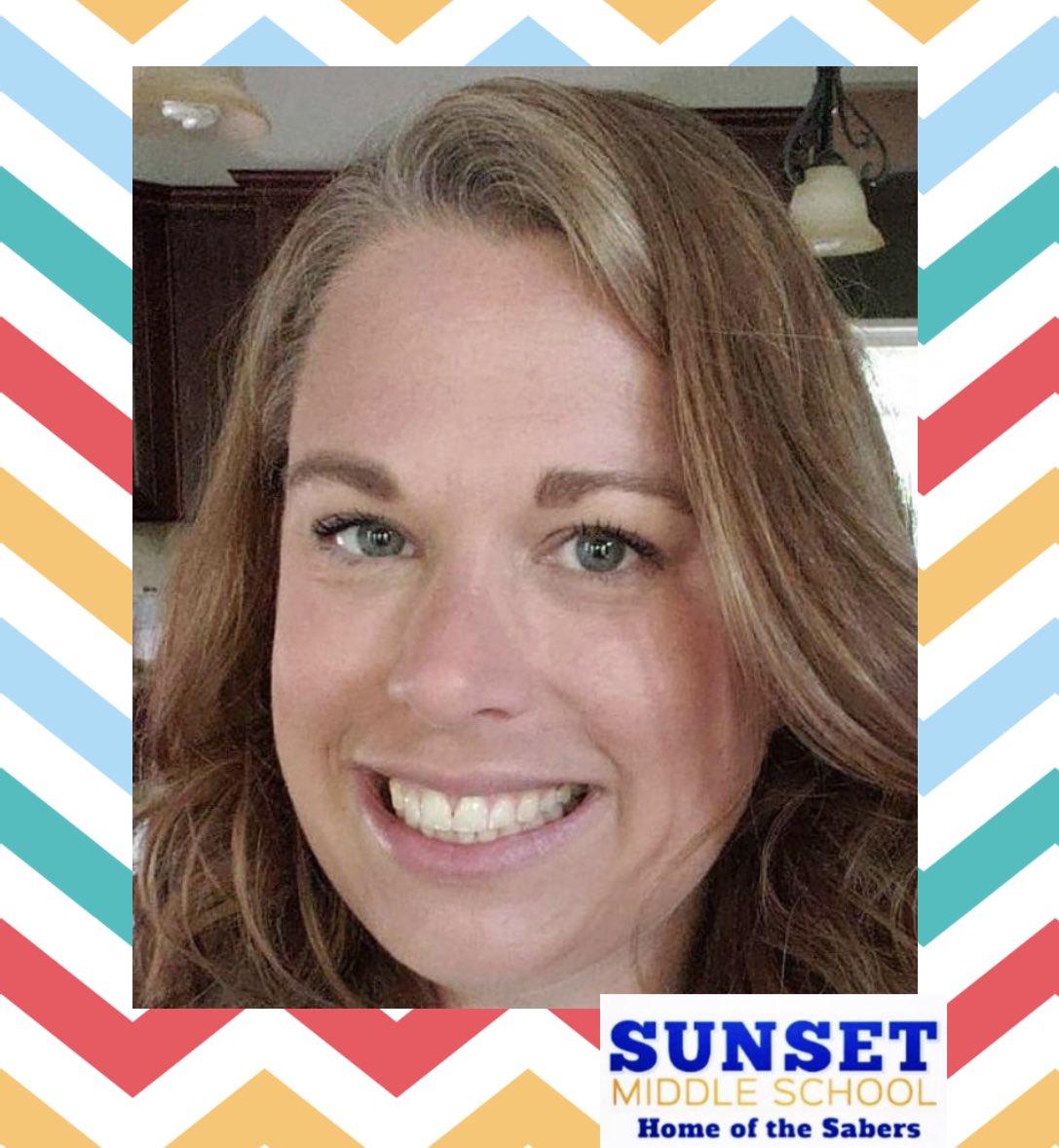 wcsSMS's tweet photo. Saber Nation, please help me welcome Mrs. Vera Lortie, our new Math ROCKSTAR! Mrs. Lortie is gifted at meeting the instructional needs of all learners! She thrives on helping students SOAR! 🎊🤩🎊 Welcome home, Mrs. Lortie! #WeAreSunset! https://t.co/iZfgPggiKc