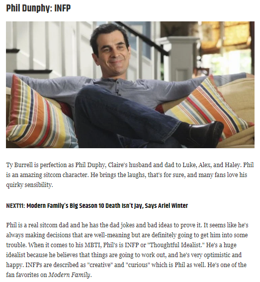 kevinyonanda's tweet photo. how i self-diagnosed myself with ADHD: modern family s1 ep 18, &amp; turns out Phil is also an INFP. well well well. https://t.co/6DMsY5GiRp