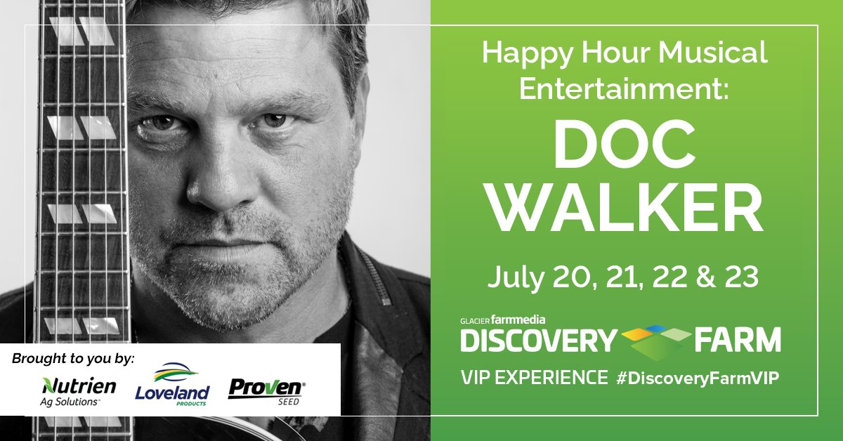 Introducing our musical entertainment for the #DiscoveryFarmVIP Experience in July, <a href="/doc_walker/">Doc Walker</a>!
 
Call 1-800-665-1362 to reserve your spot or purchase online HERE: bit.ly/3xDkNhr