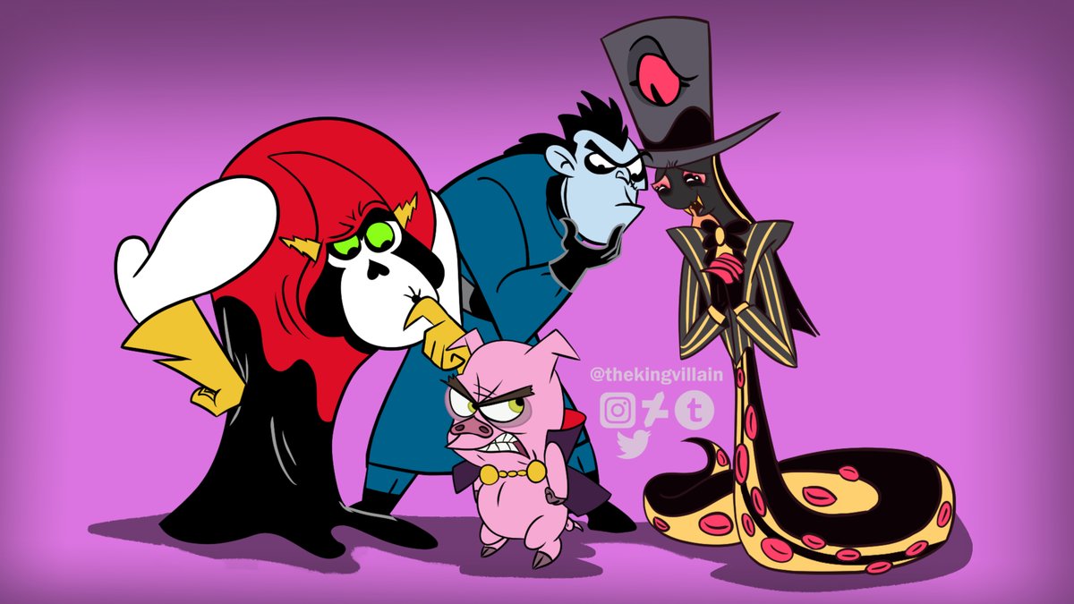 Thekingvillain2's tweet photo. The Dorks New Member 2
it seems the guys are not convinced about the new club member.#WanderOverYonder #HazbinHotel #SirPentious #vivziepop #dominator #HazbinHotelFanart #lordhater #HelluvaBoss #fanart #hazbinhotelsirpentious #KimPossible #Disney #classiccartoon #thedorks https://t.co/xwxEJdZvzz