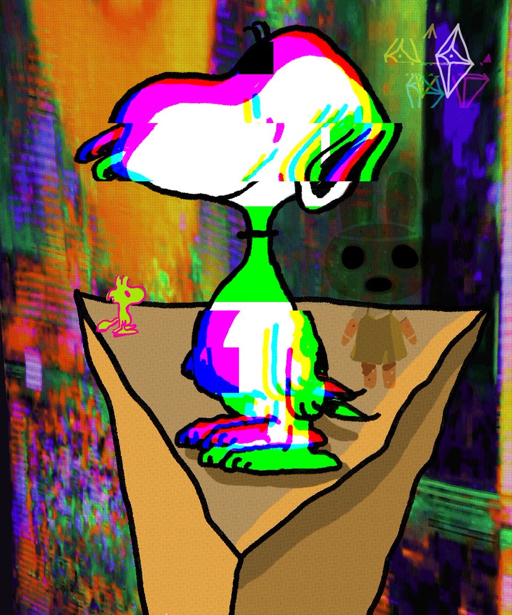 CruddySummer's tweet photo. Love Makes ▲ Family

https://t.co/E9VQN5pwn7

Edition of 5 
@hicetnunc2000 
@onhicetnunc 
#NFT #nftart #NFTartist #hicetnunc2000 #tezos #CleanNFT #econft #snoopy https://t.co/TdmkVwkkcY