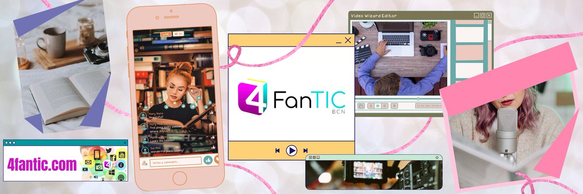 4FanTICBCN's tweet photo. ☑️ A #4fanticbcn oferim tallers i xerrades (virtuals i presencials) sobre el món dels booktubers i els youtubers. 

☑️ Com sempre, ens adaptem a les necessitats de cada centre i dissenyem activitats a mida!

Si voleu més informació contacteu amb nosaltres a 📫 4fantic@gmail.com https://t.co/hXELdVK26z