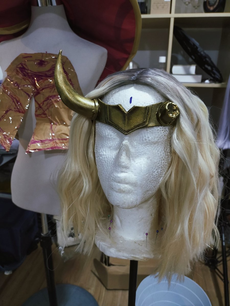 AlynnLau's tweet photo. I made Sylvie's crown. 

#Loki #Sylvie #MarvelStudios #sylviecosplay https://t.co/e2fWrvr5Zn