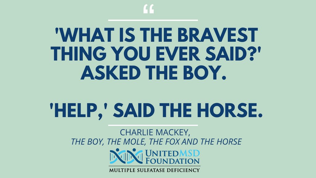 This battle cannot be won alone. It takes all of us working together, helping one another, for us to win. #TogetherWeCan #CureMSD #MotivationalMonday #MSD #MultipleSulfataseDeficiency